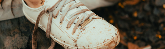 Dirty white sneakers